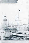 foto: Uno de los barcos de vapor de Yataro, el barco de vapor de ruedas Tokio-maru